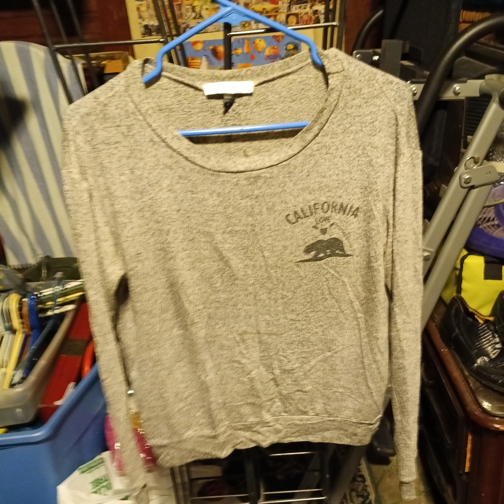 Purple Snow Heather Gray Women's Sweater
